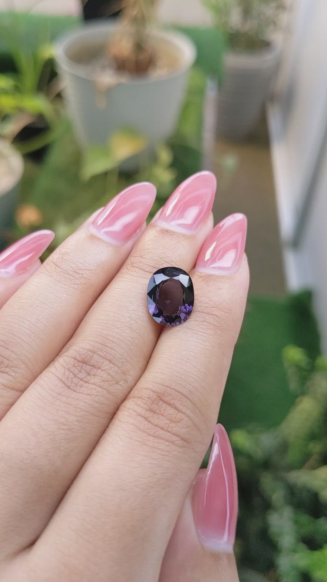 4.12 Ct. Spinel from Ceylon (Sri Lanka) Size Video