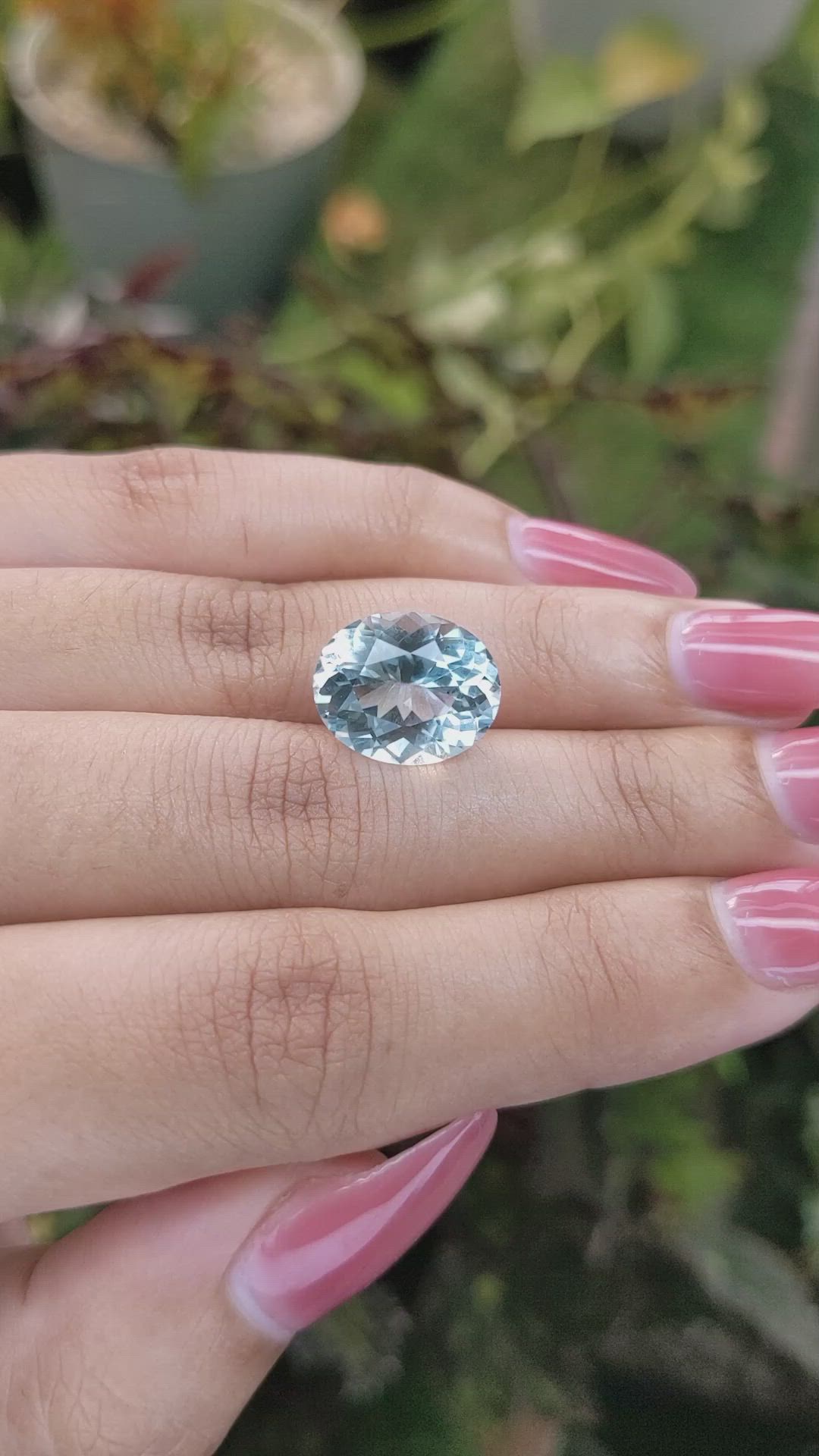 8.92 Ct. Topaz from Ceylon (Sri Lanka) Size Video