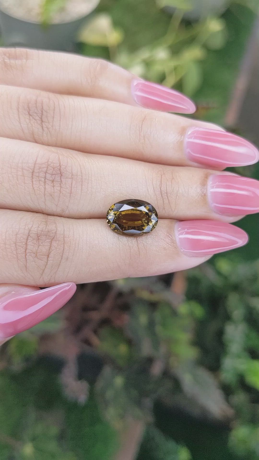 3.77 Ct. Tourmaline from Ceylon (Sri Lanka) Size Video