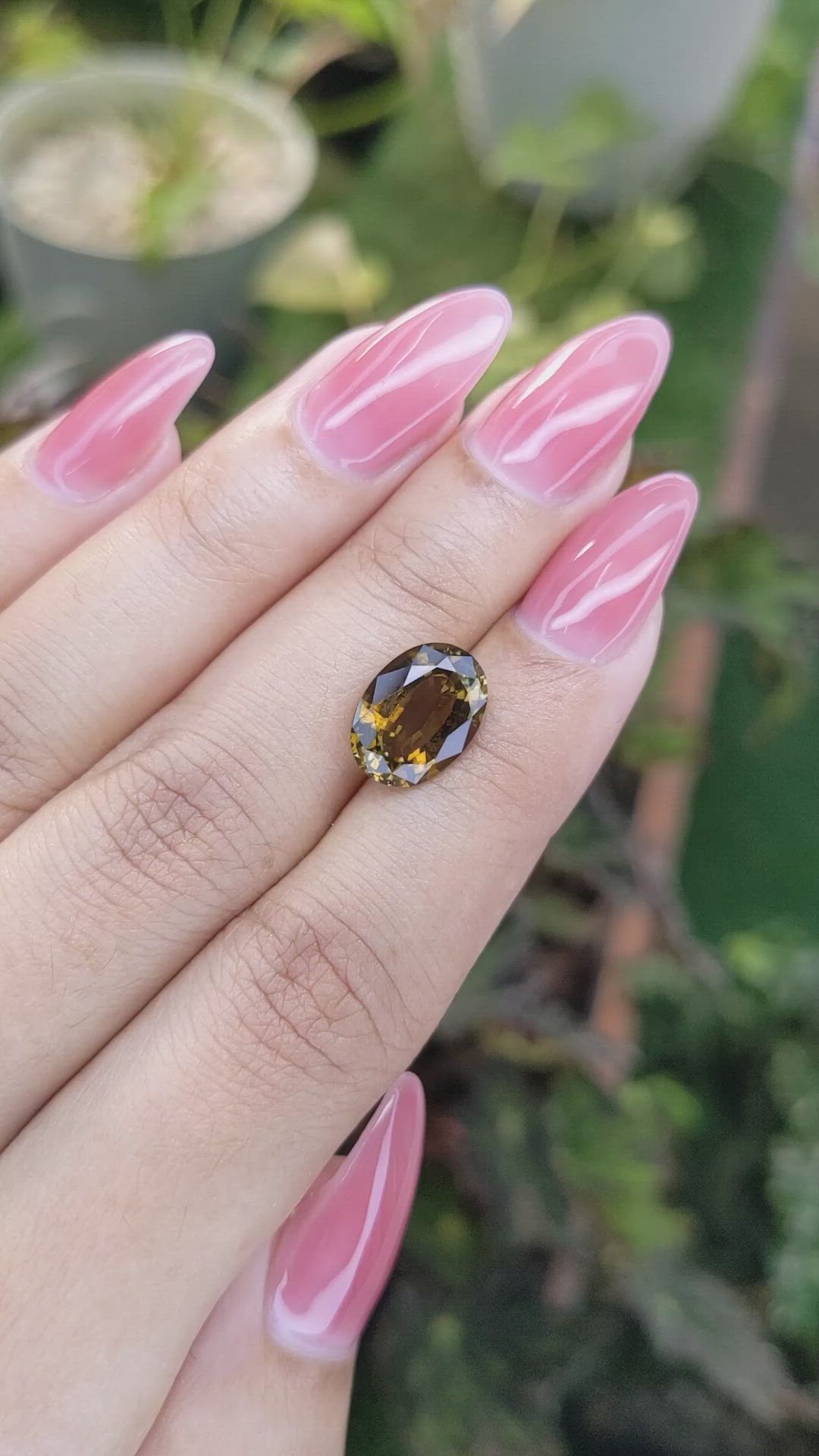 3.77 Ct. Tourmaline from Ceylon (Sri Lanka) Size Video