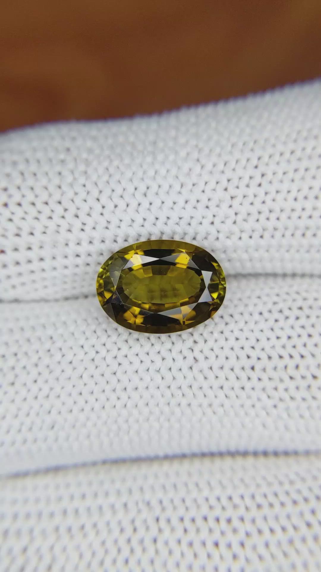 3.77 Ct. Tourmaline from Ceylon (Sri Lanka) Size Video