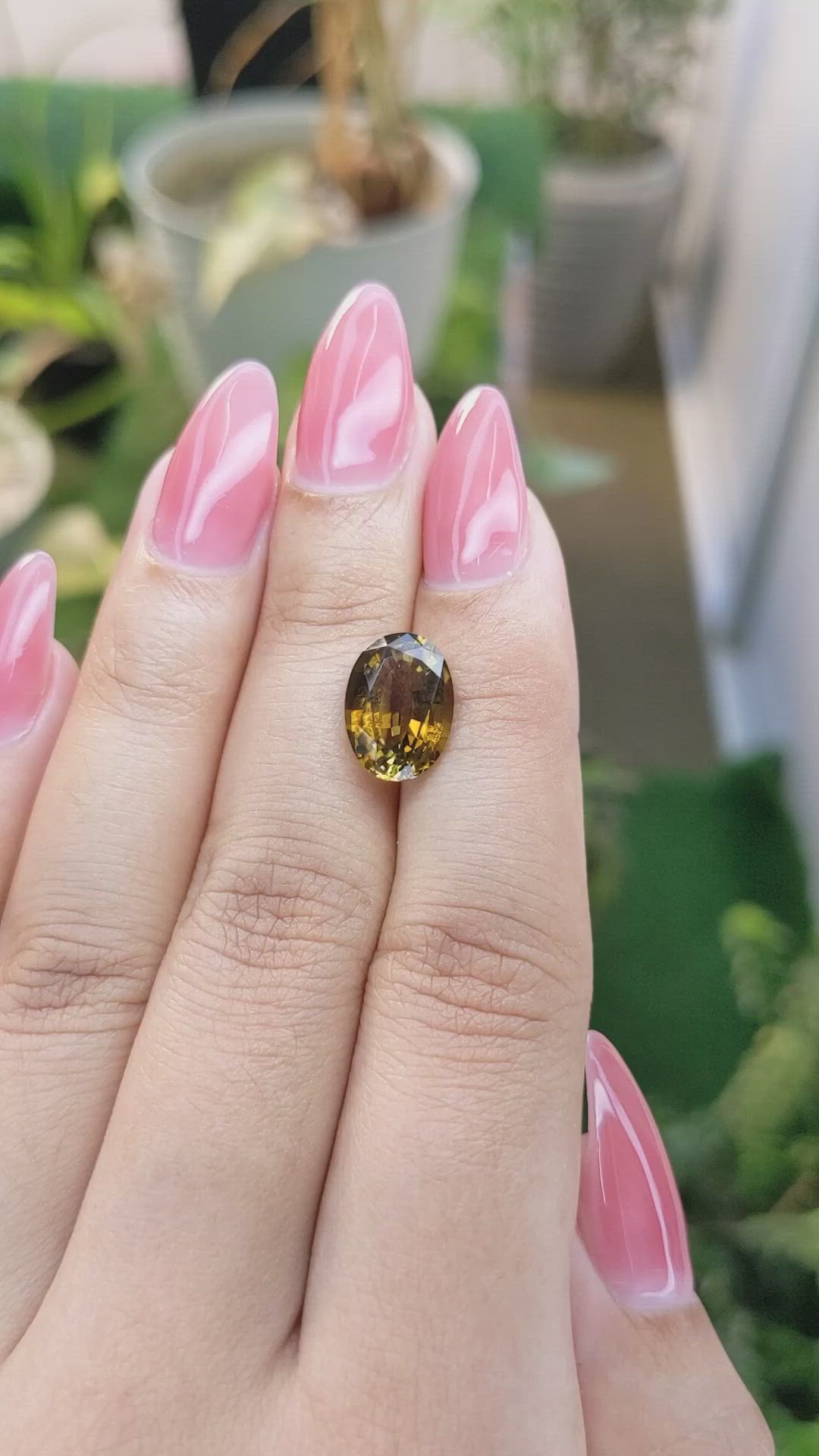 3.77 Ct. Tourmaline from Ceylon (Sri Lanka) Size Video