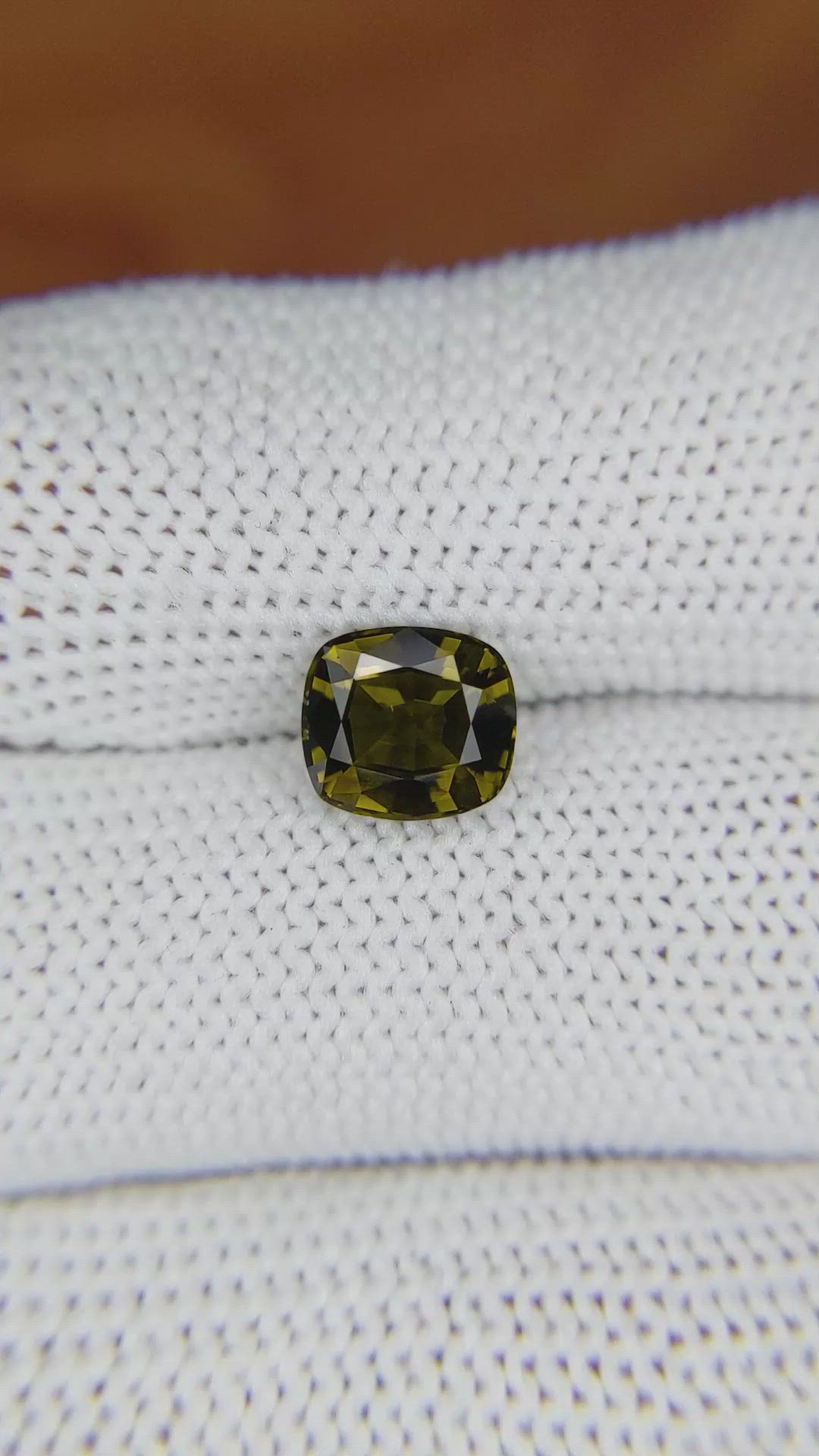 1.64 Ct. Tourmaline from Ceylon (Sri Lanka) Size Video