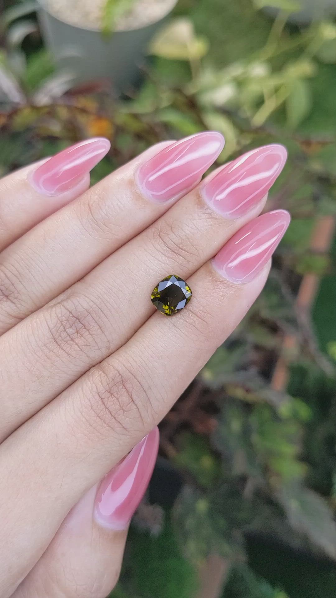 1.64 Ct. Tourmaline from Ceylon (Sri Lanka) Size Video