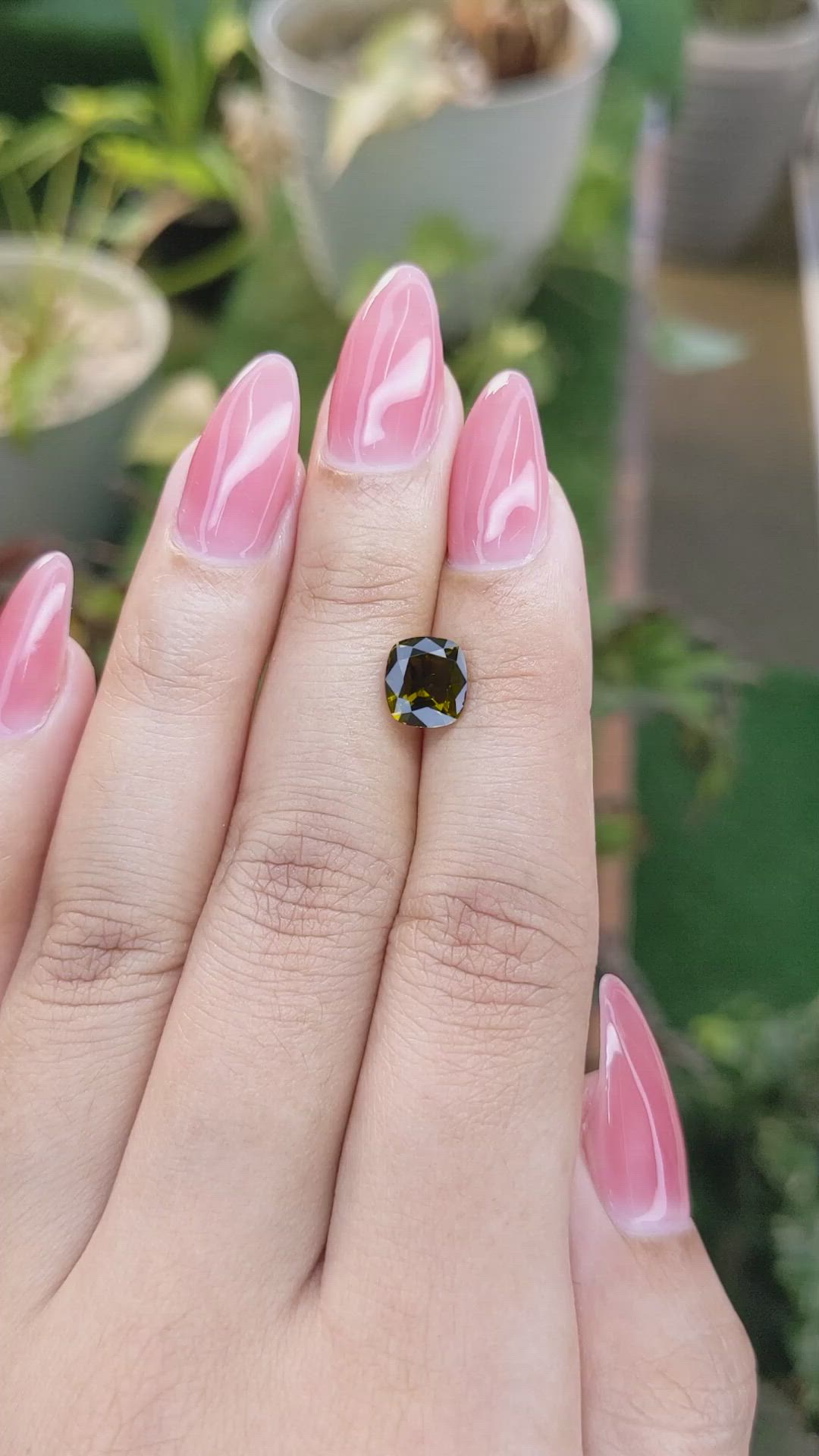 1.64 Ct. Tourmaline from Ceylon (Sri Lanka) Size Video