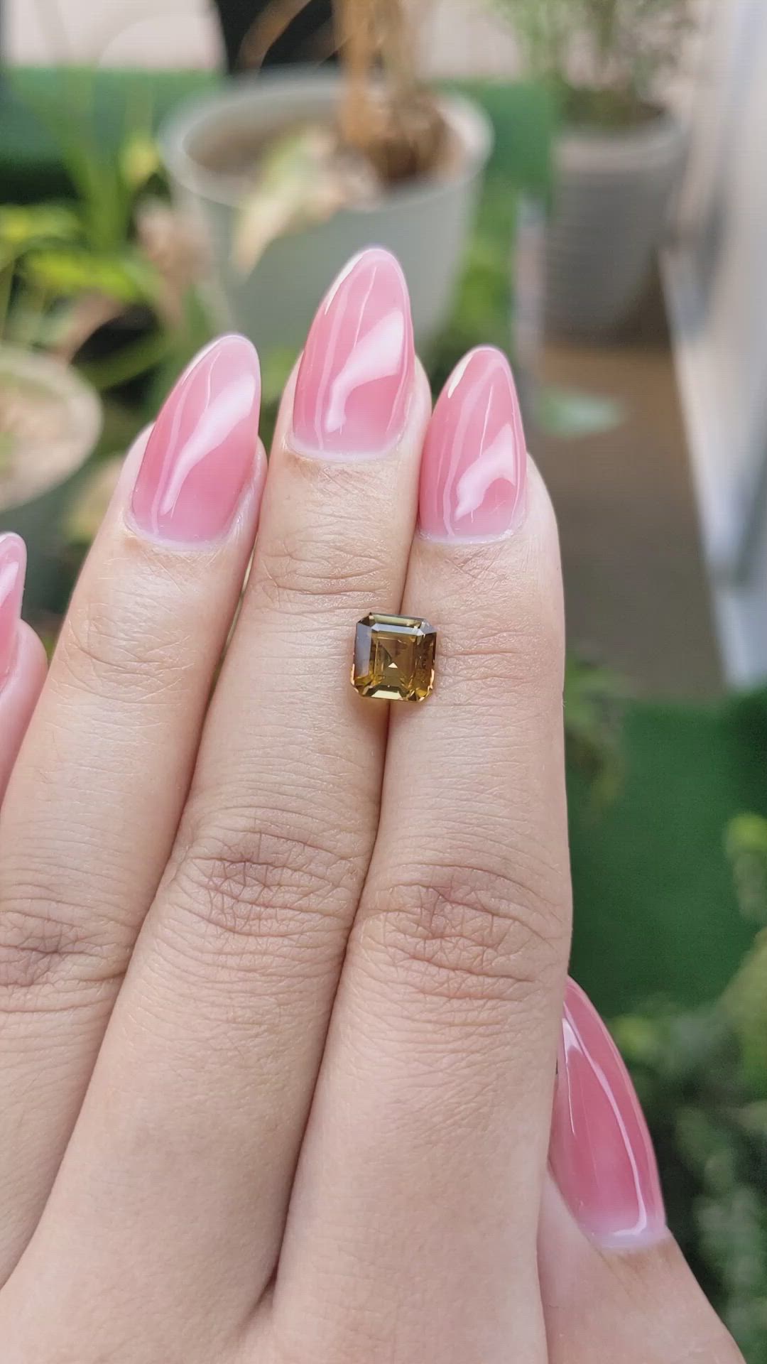 1.60 Ct. Tourmaline from Ceylon (Sri Lanka) Size Video