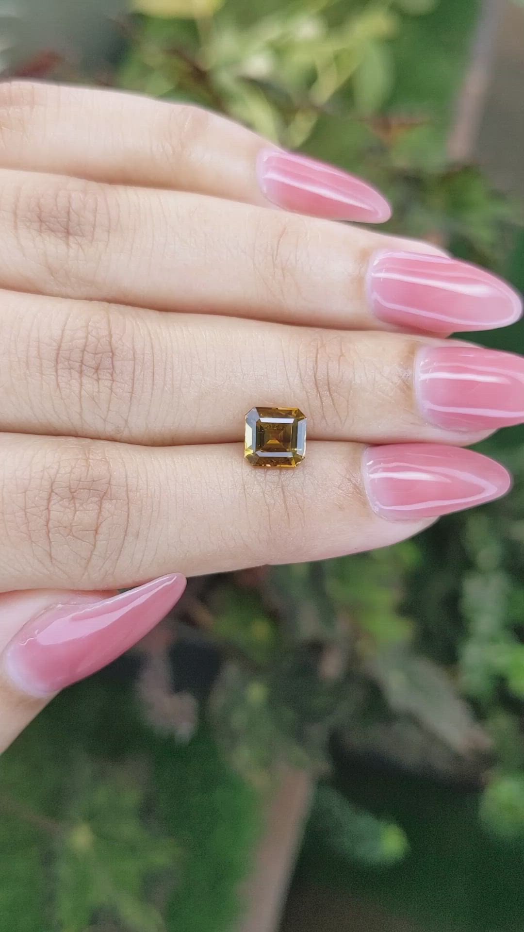 1.60 Ct. Tourmaline from Ceylon (Sri Lanka) Size Video