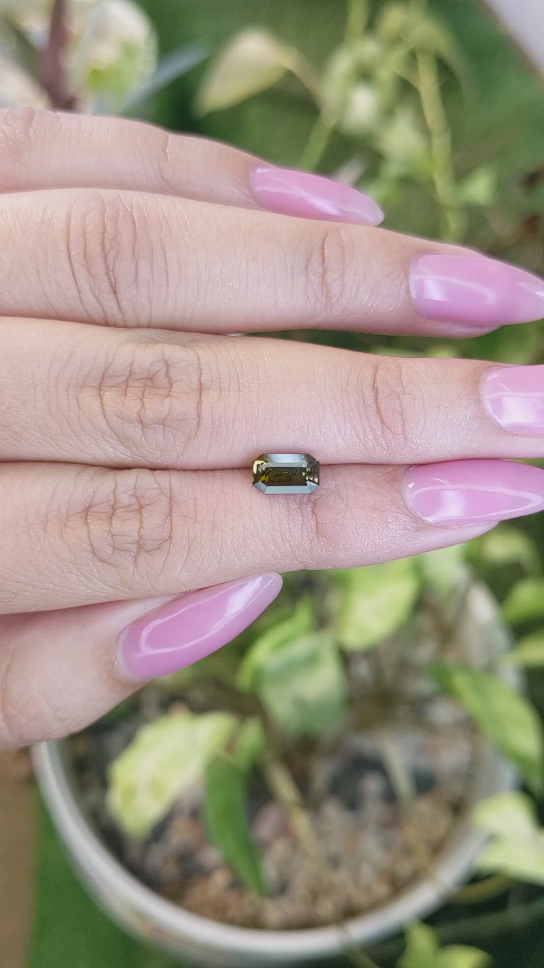 1.18 Ct. Tourmaline from Ceylon (Sri Lanka) Size Video