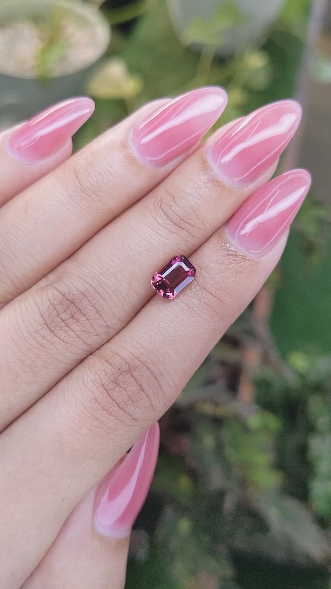 1.58 Ct. Tourmaline from Ceylon (Sri Lanka) Size Video