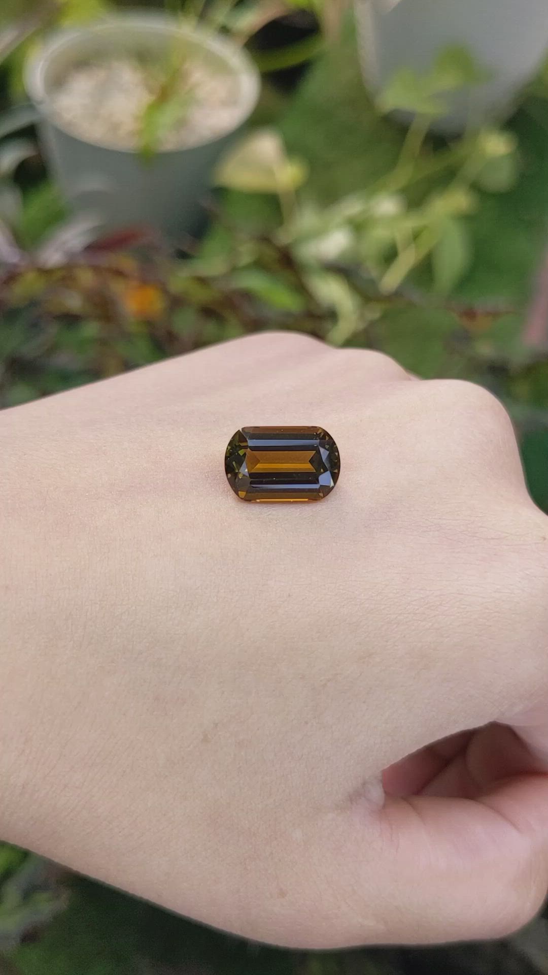 6.12 Ct. Tourmaline from Ceylon (Sri Lanka) Size Video