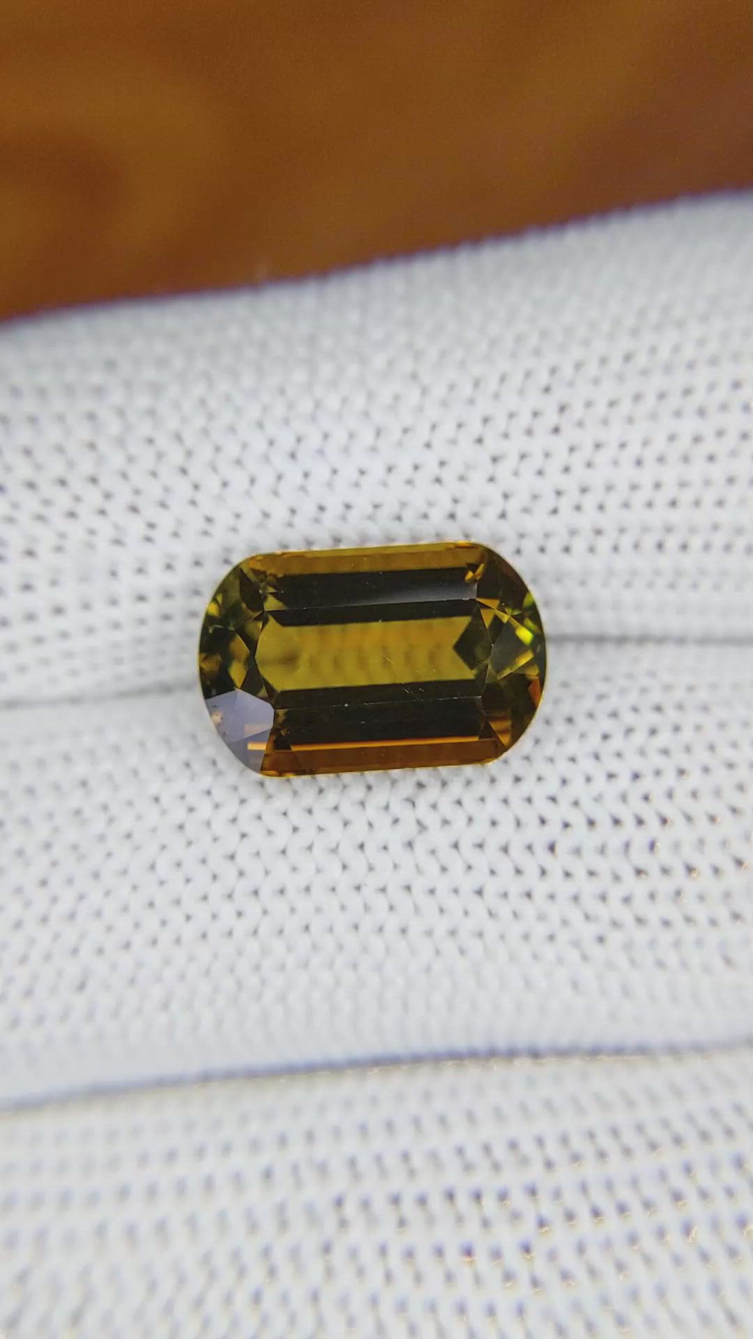 6.12 Ct. Tourmaline from Ceylon (Sri Lanka) Size Video