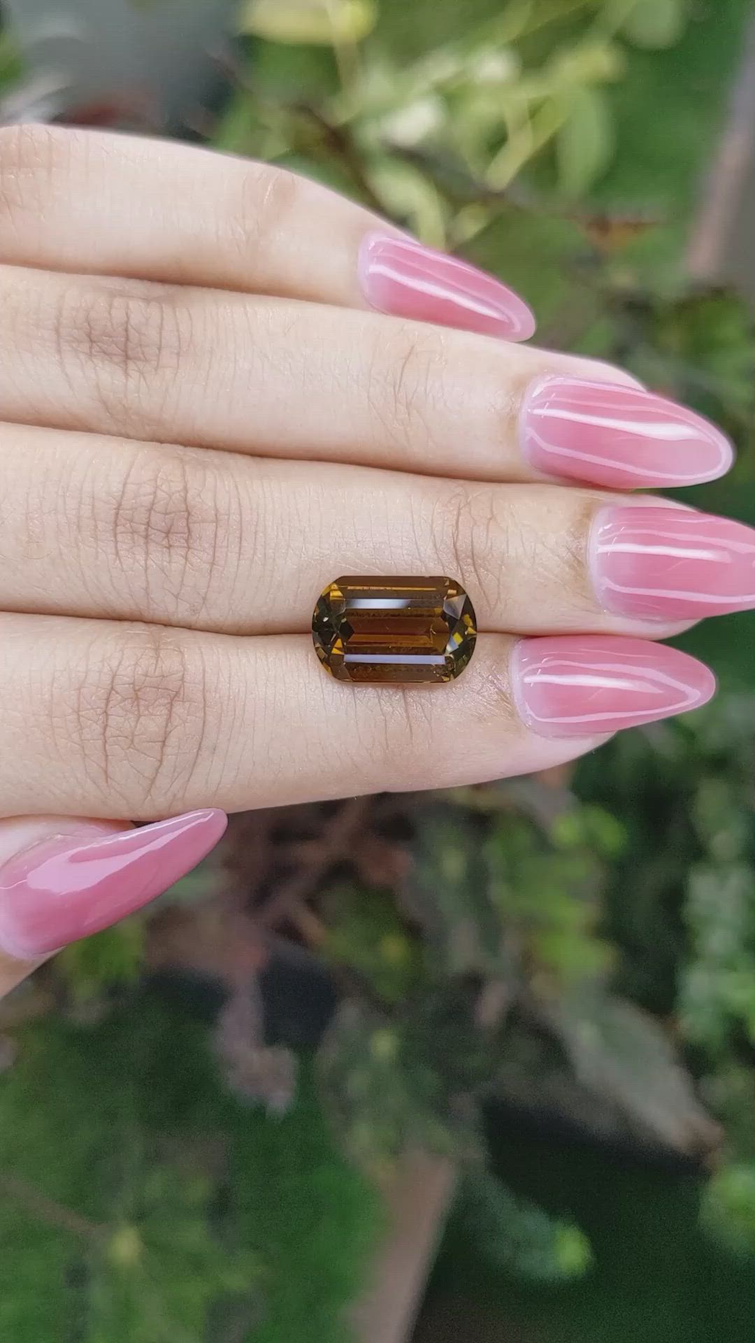 6.12 Ct. Tourmaline from Ceylon (Sri Lanka) Size Video