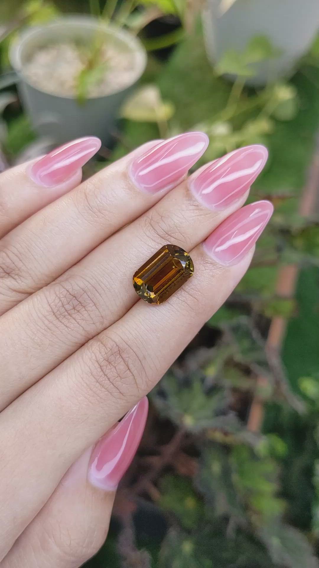 6.12 Ct. Tourmaline from Ceylon (Sri Lanka) Size Video