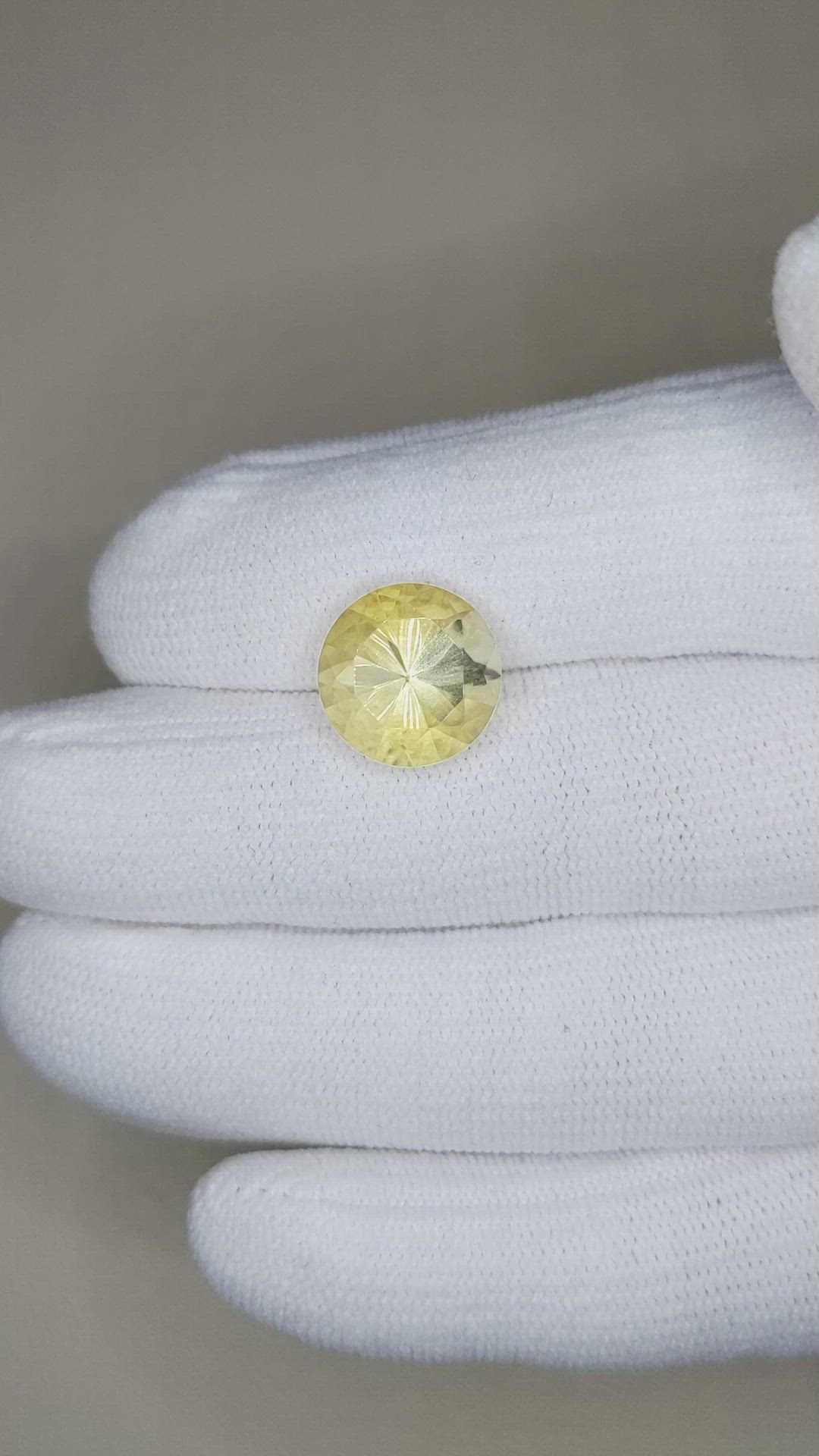 5.58 Ct. Citrine from Brazil Size Video