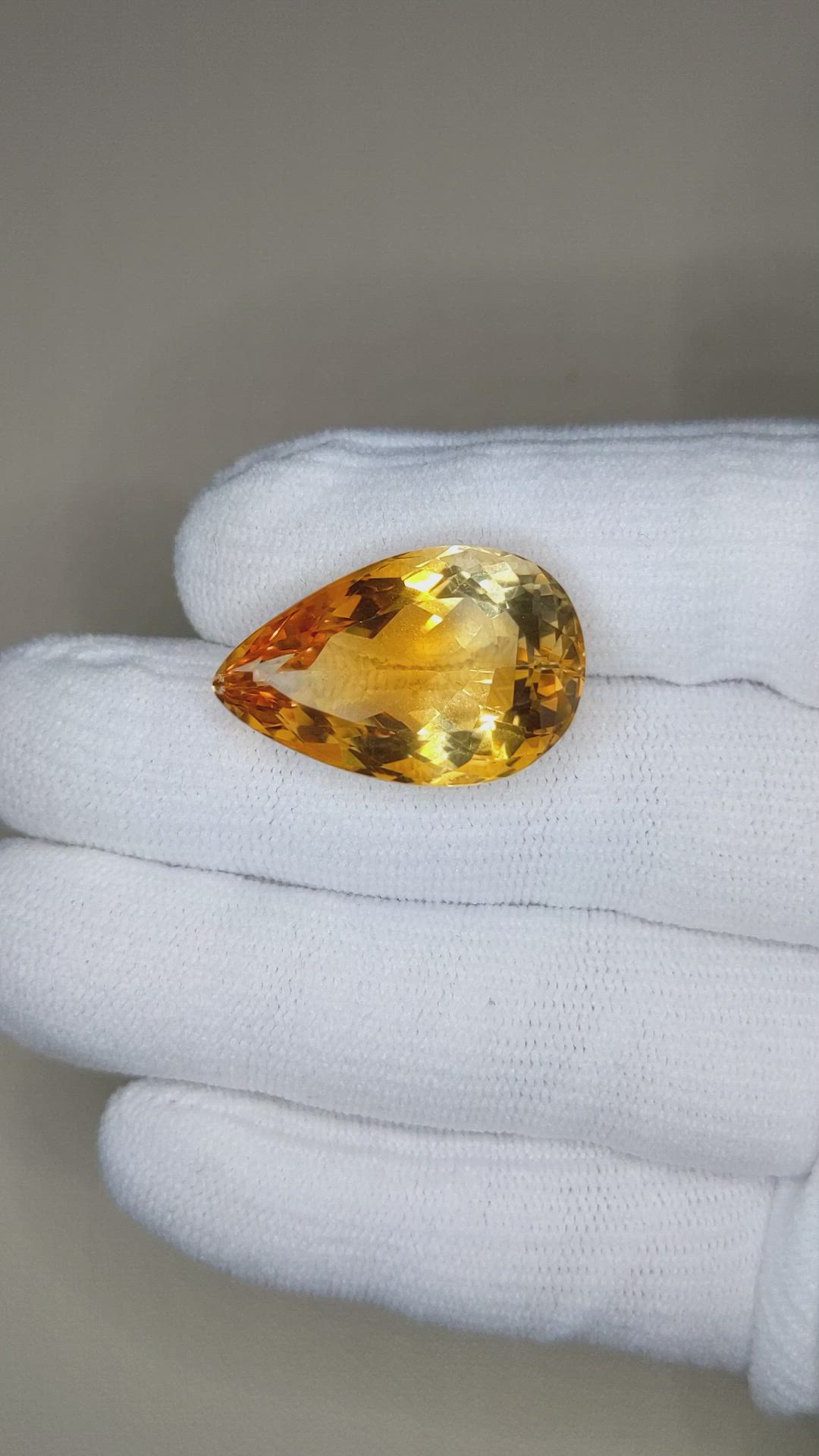 24.15 Ct. Citrine from Brazil Size Video