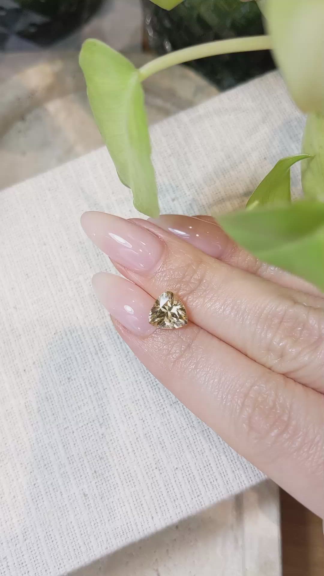 3.16 Ct. Zircon from Ceylon (Sri Lanka) Size Video