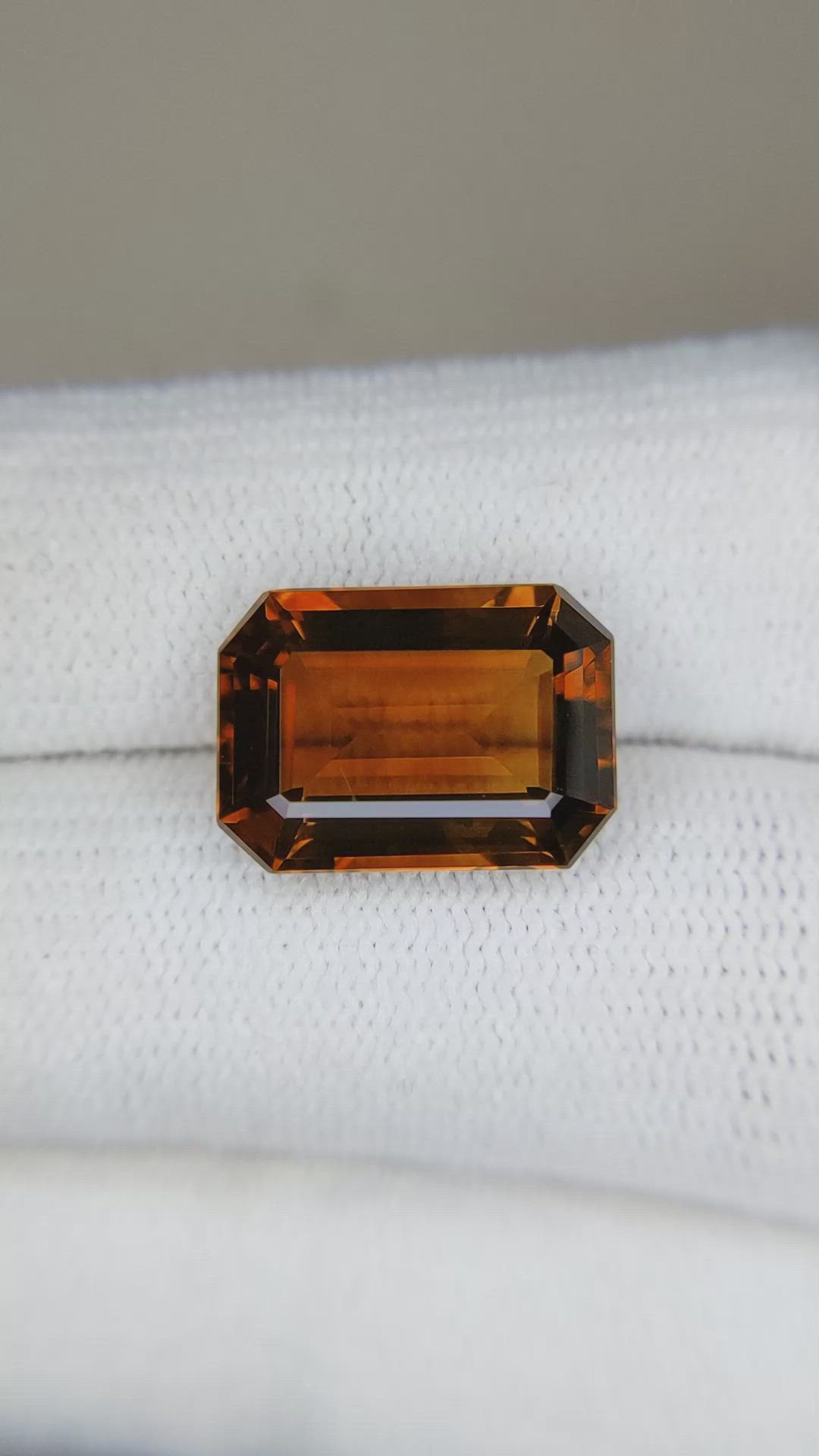 6.67 Ct. Madeira Citrine from Brazil Size Video