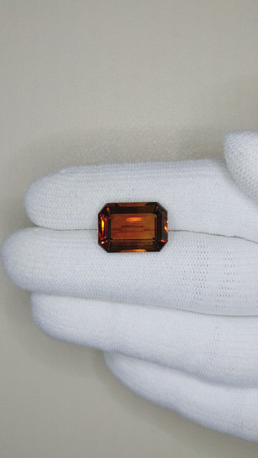 6.67 Ct. Madeira Citrine from Brazil Size Video