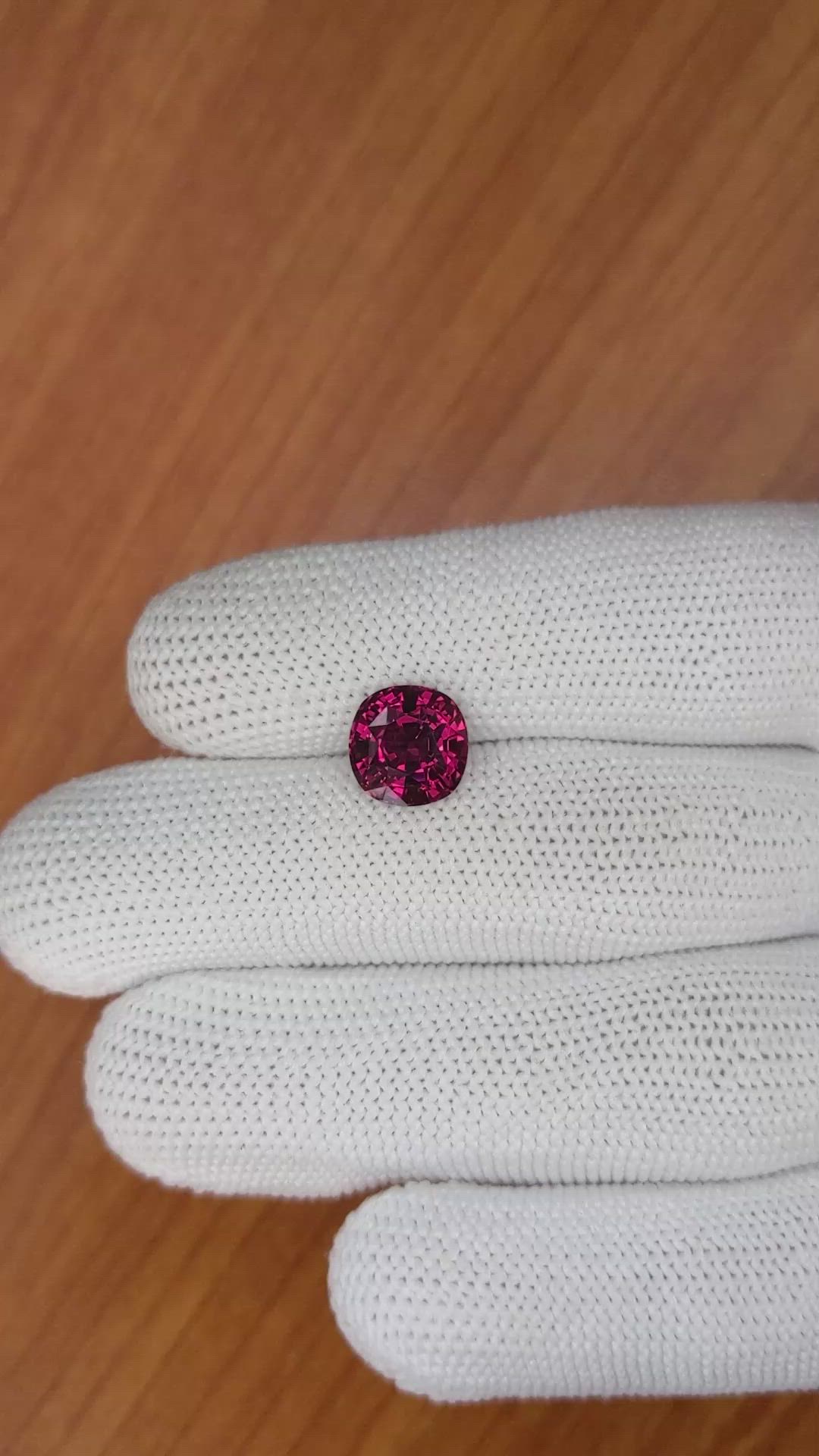 4.16 Ct. Garnet from Madagascar Size Video
