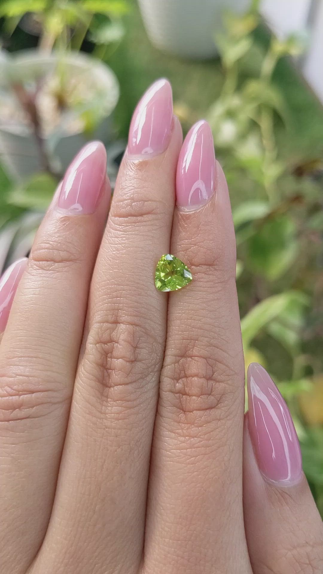 1.04 Ct. Peridot from Brazil Size Video