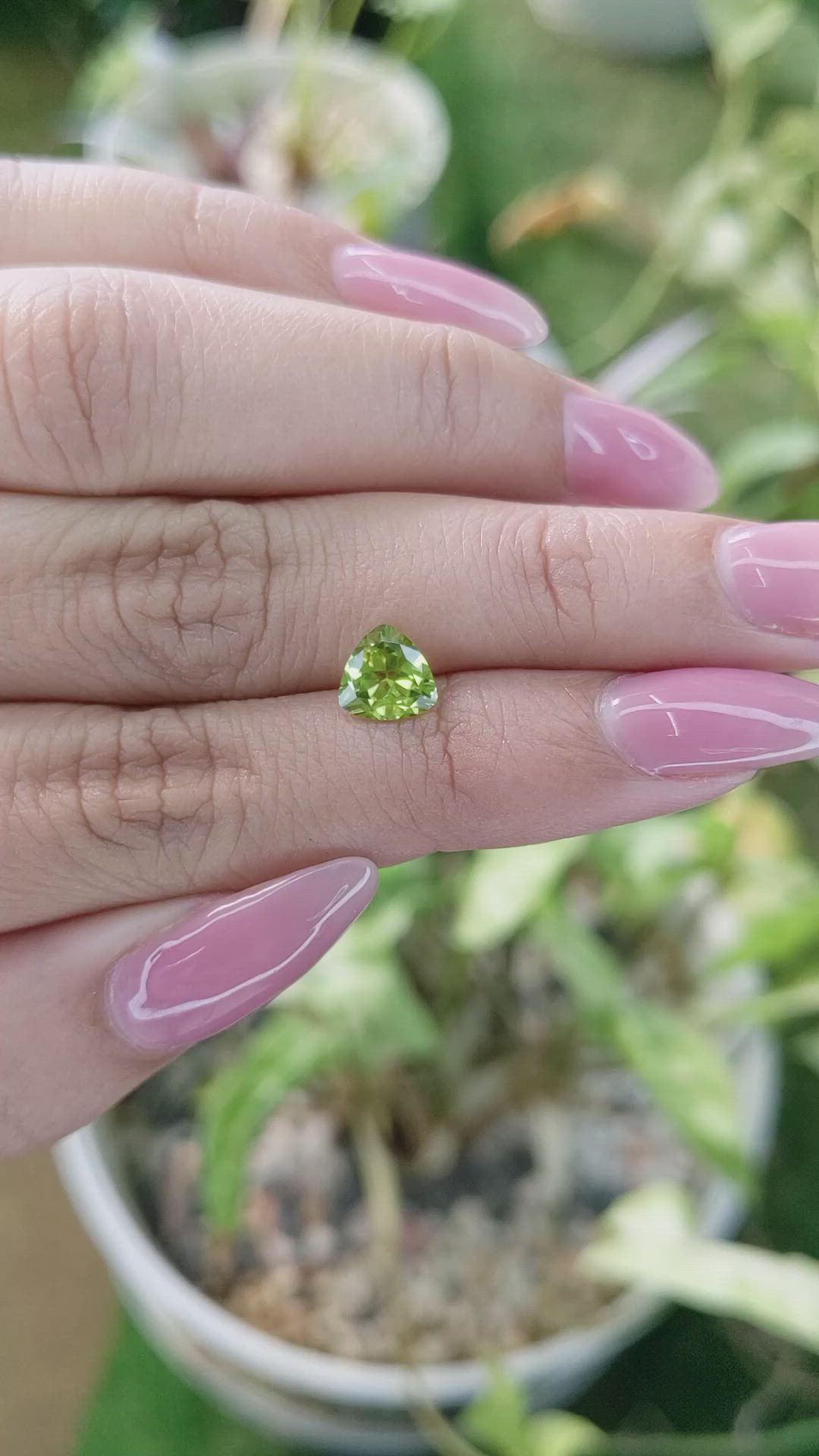 1.04 Ct. Peridot from Brazil Size Video