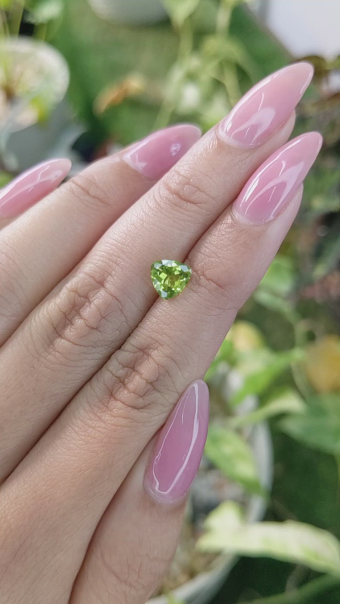 1.04 Ct. Peridot from Brazil Size Video