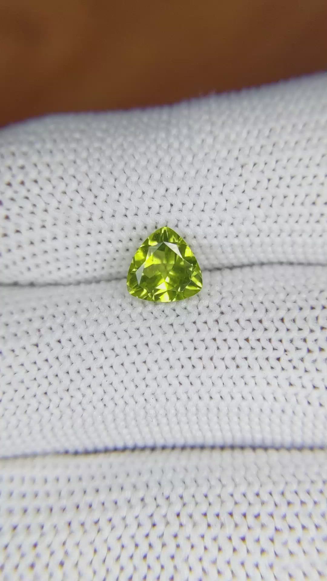 1.04 Ct. Peridot from Brazil Size Video
