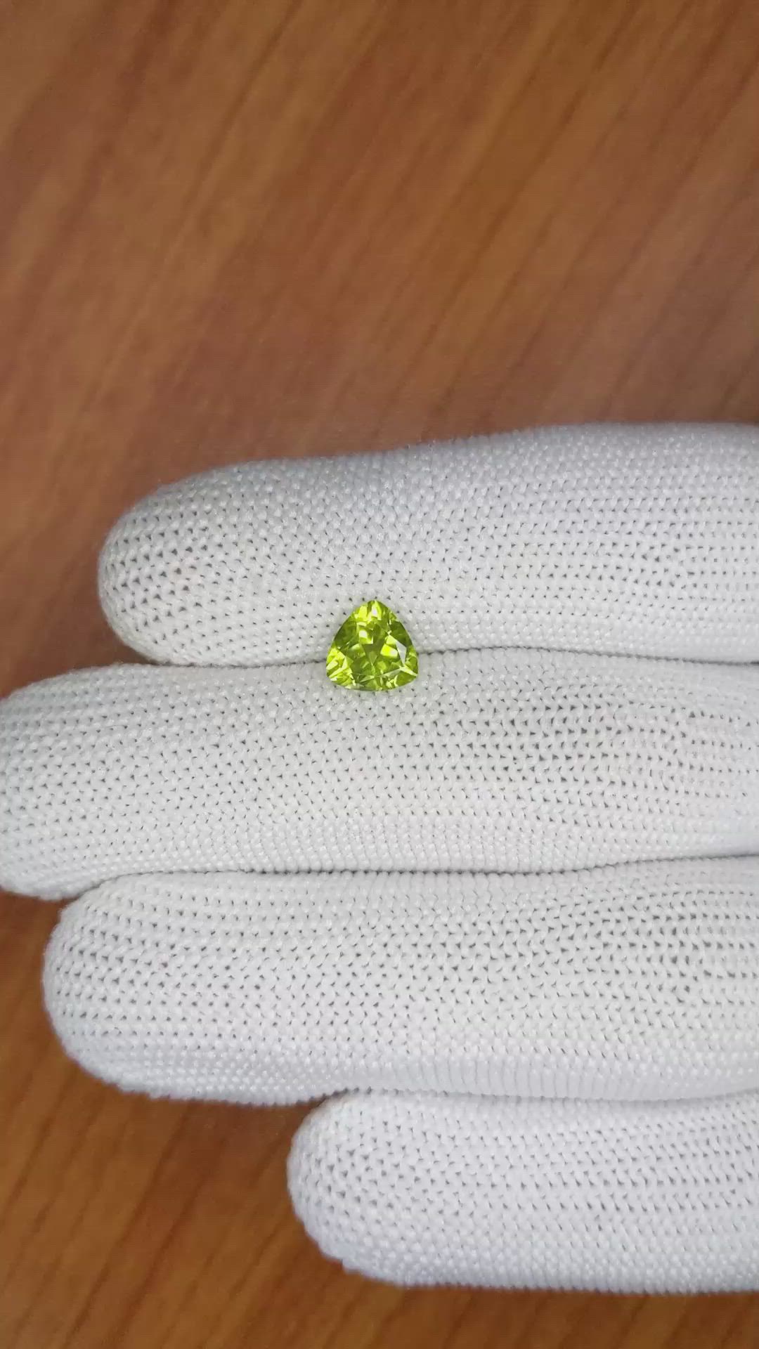 1.04 Ct. Peridot from Brazil Size Video