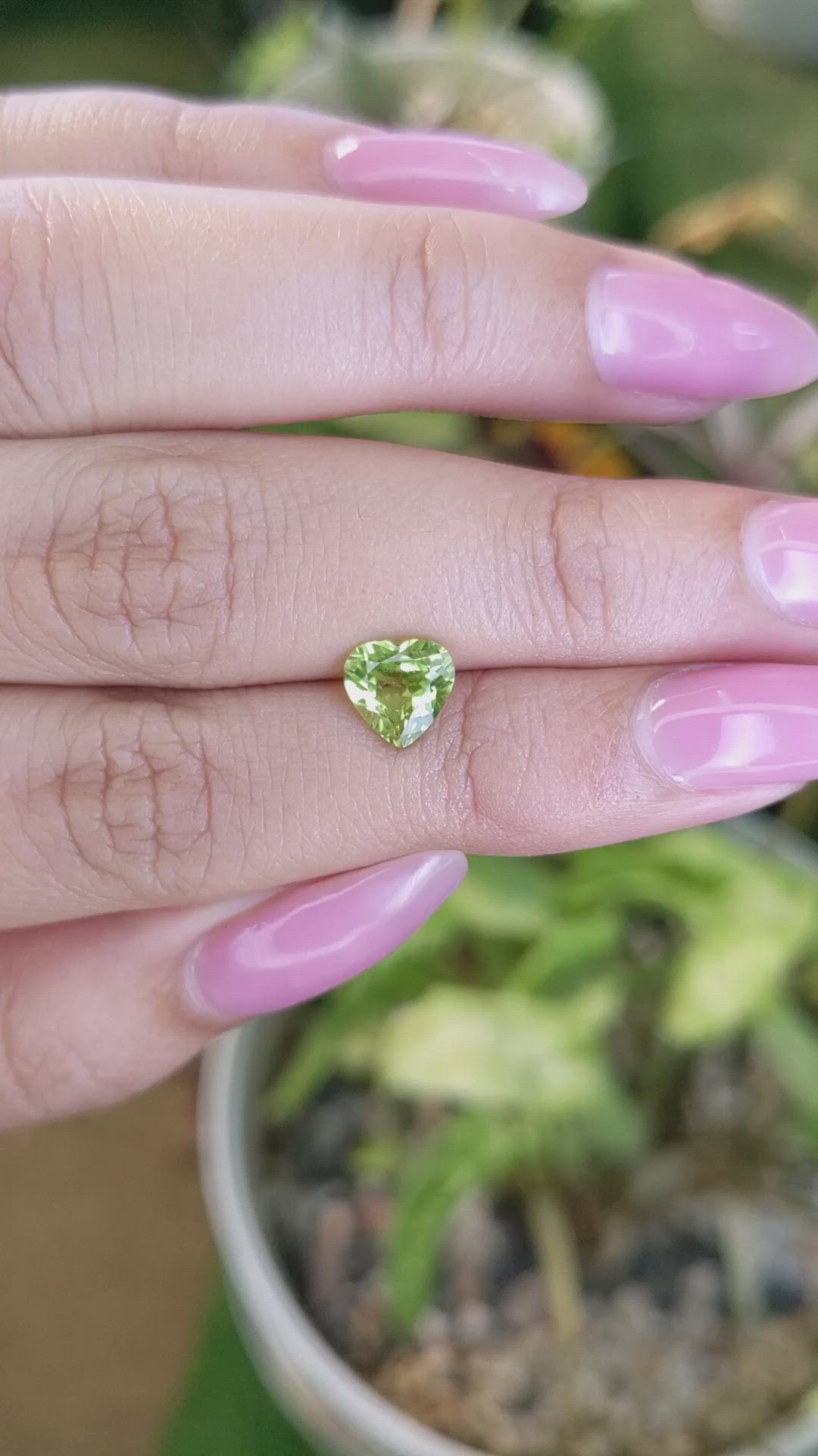 1.35 Ct. Peridot from Pakistan Size Video