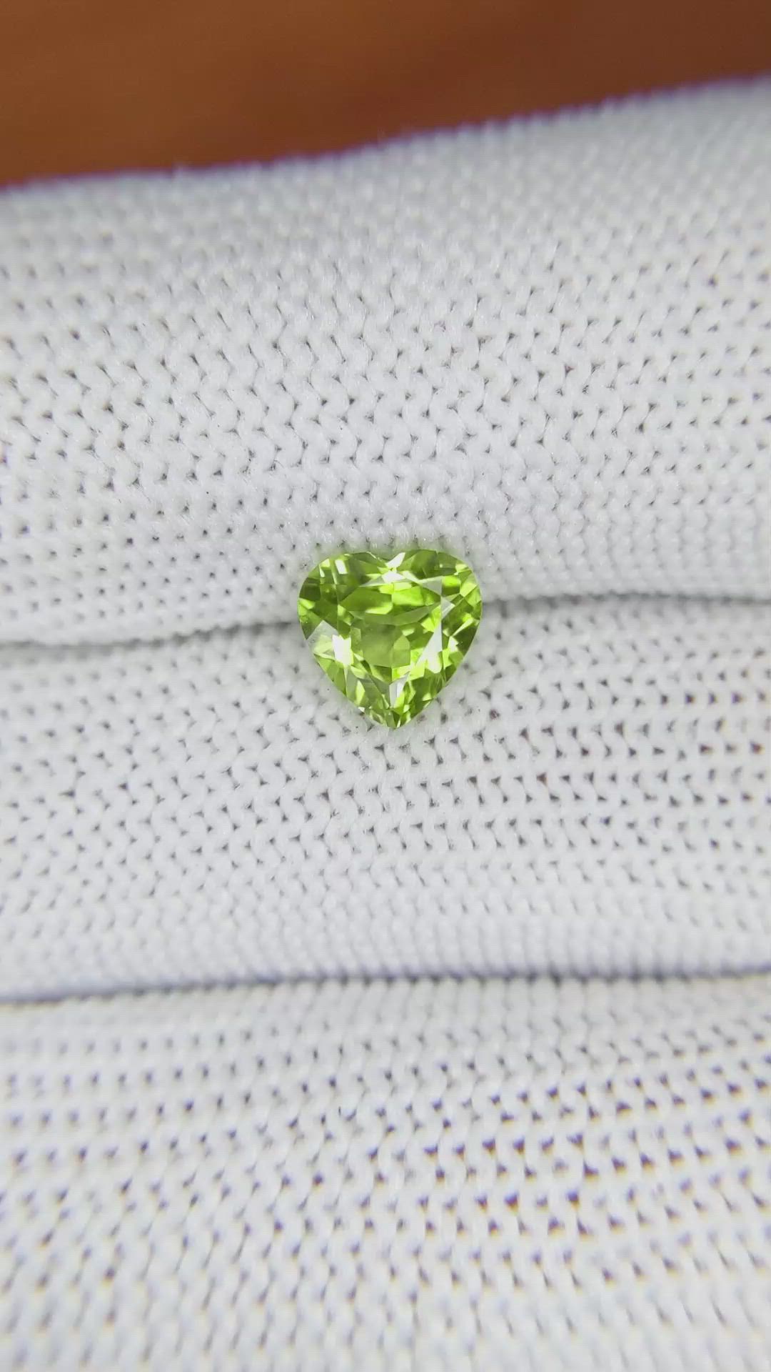 1.35 Ct. Peridot from Pakistan Size Video
