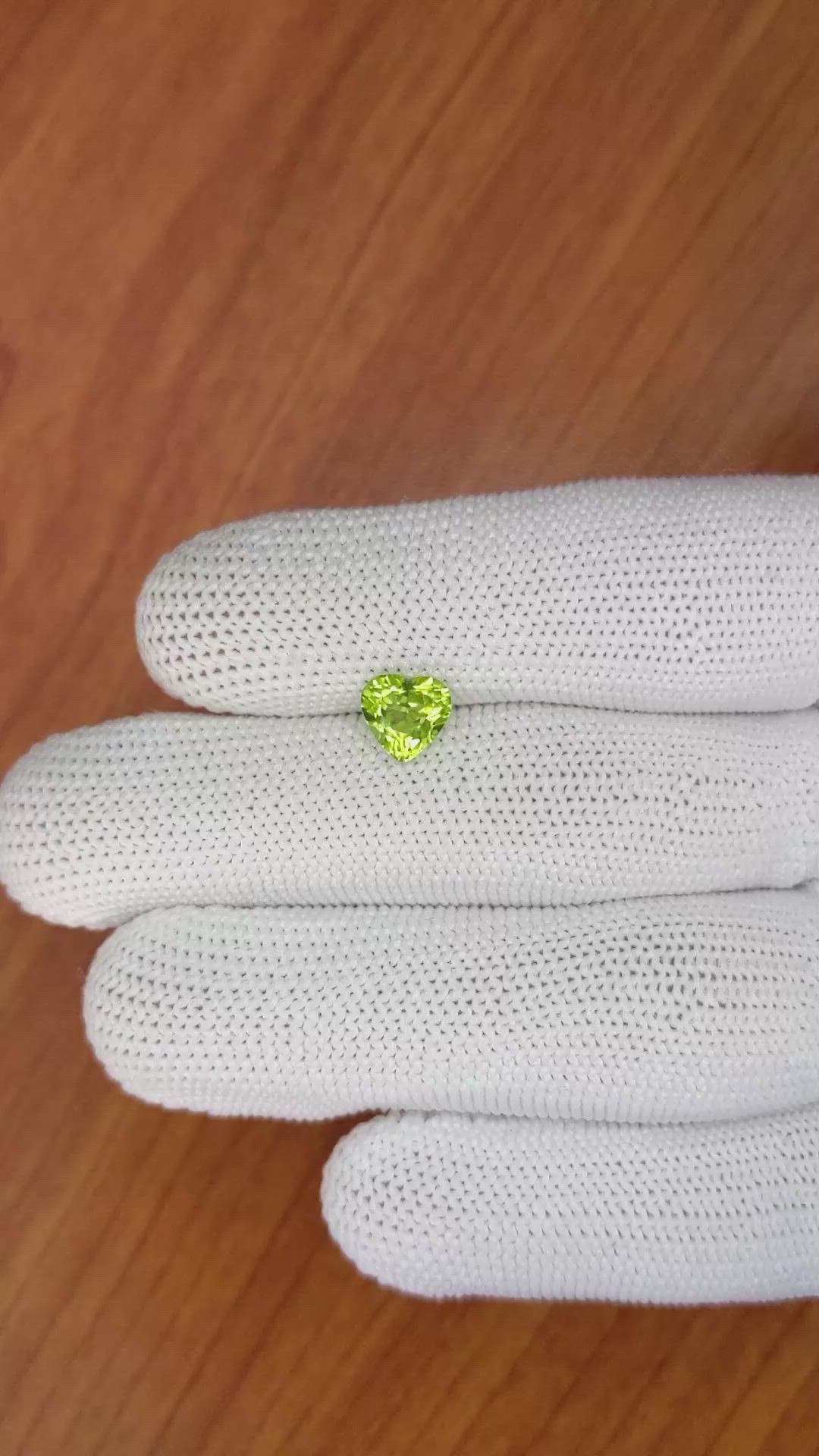 1.35 Ct. Peridot from Pakistan Size Video