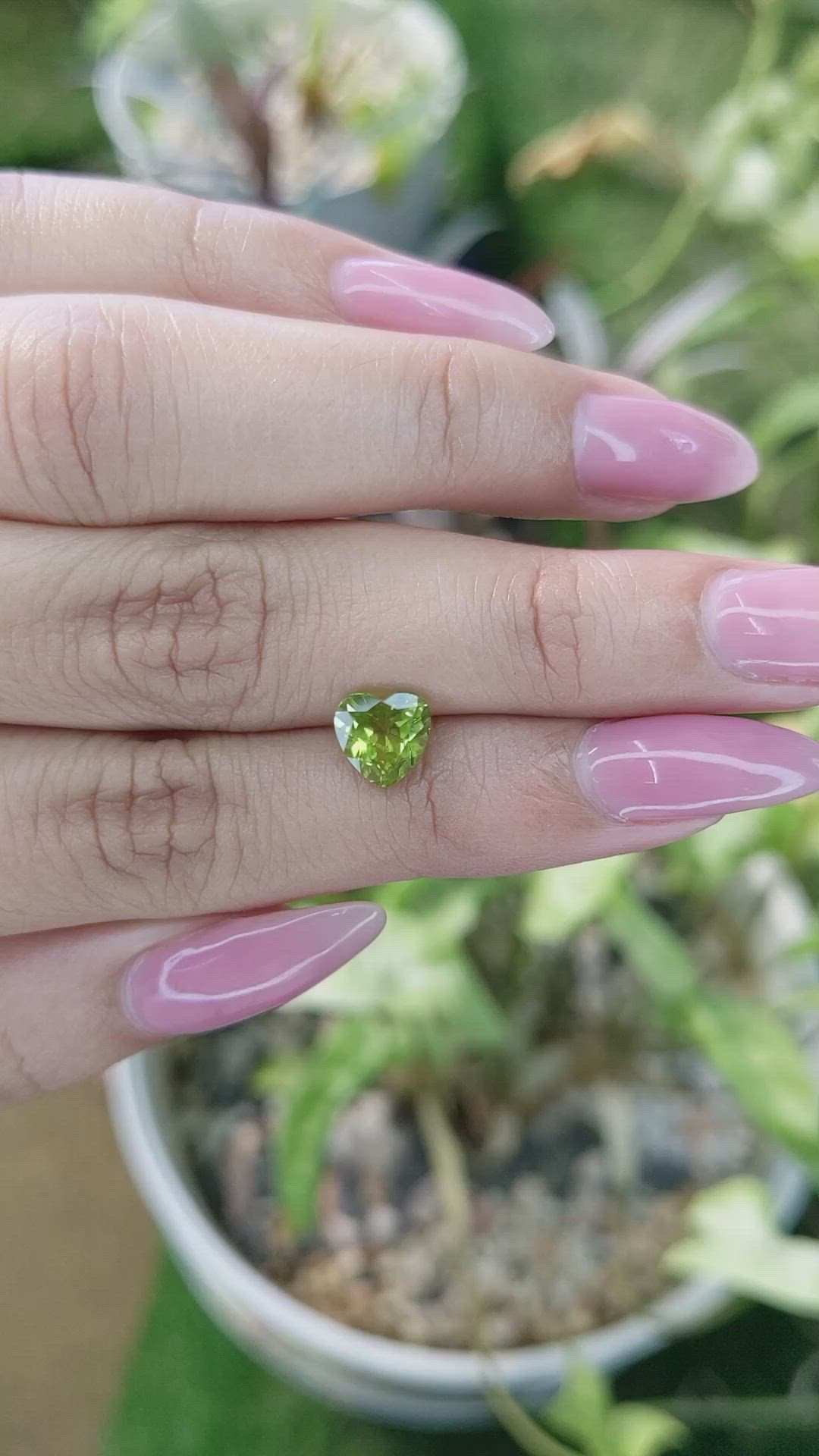 1.57 Ct. Peridot from Brazil Size Video