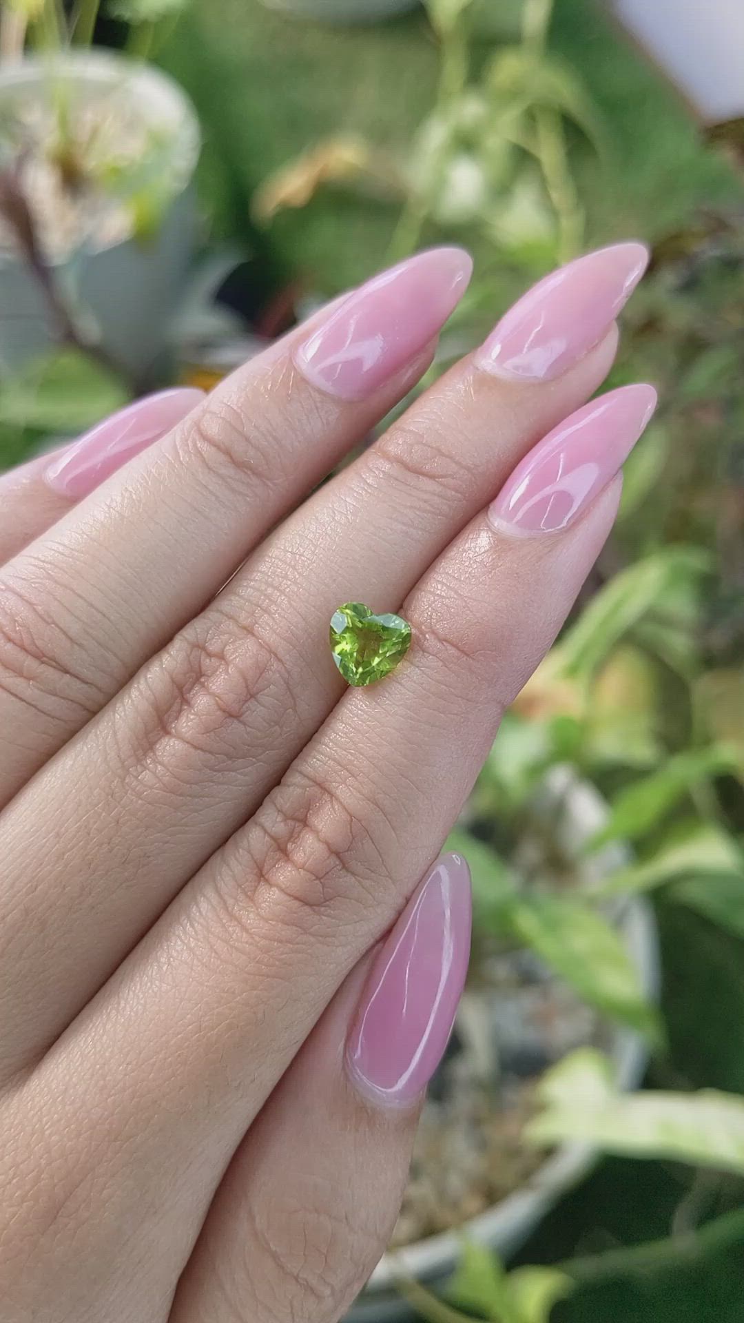 1.57 Ct. Peridot from Brazil Size Video