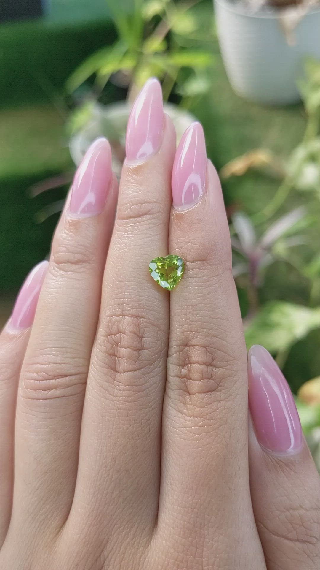1.46 Ct. Peridot from Brazil Size Video