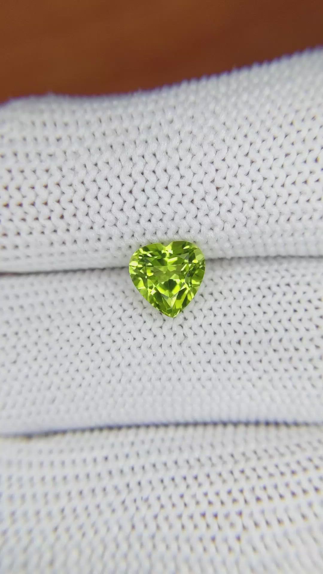 1.46 Ct. Peridot from Brazil Size Video