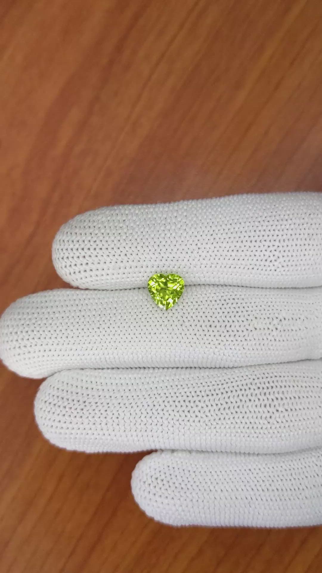 1.46 Ct. Peridot from Brazil Size Video