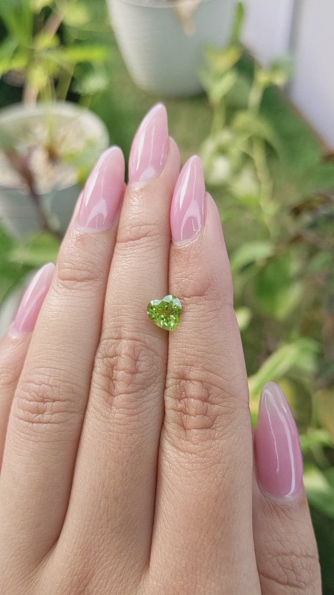 1.25 Ct. Peridot from Brazil Size Video