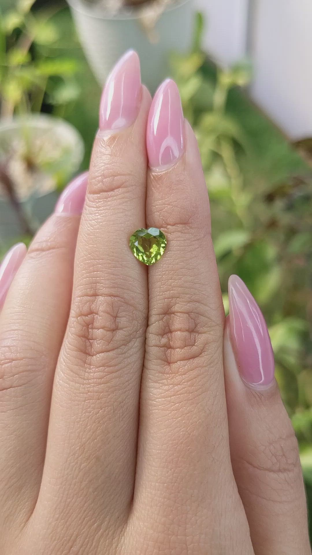1.32 Ct. Peridot from Pakistan Size Video