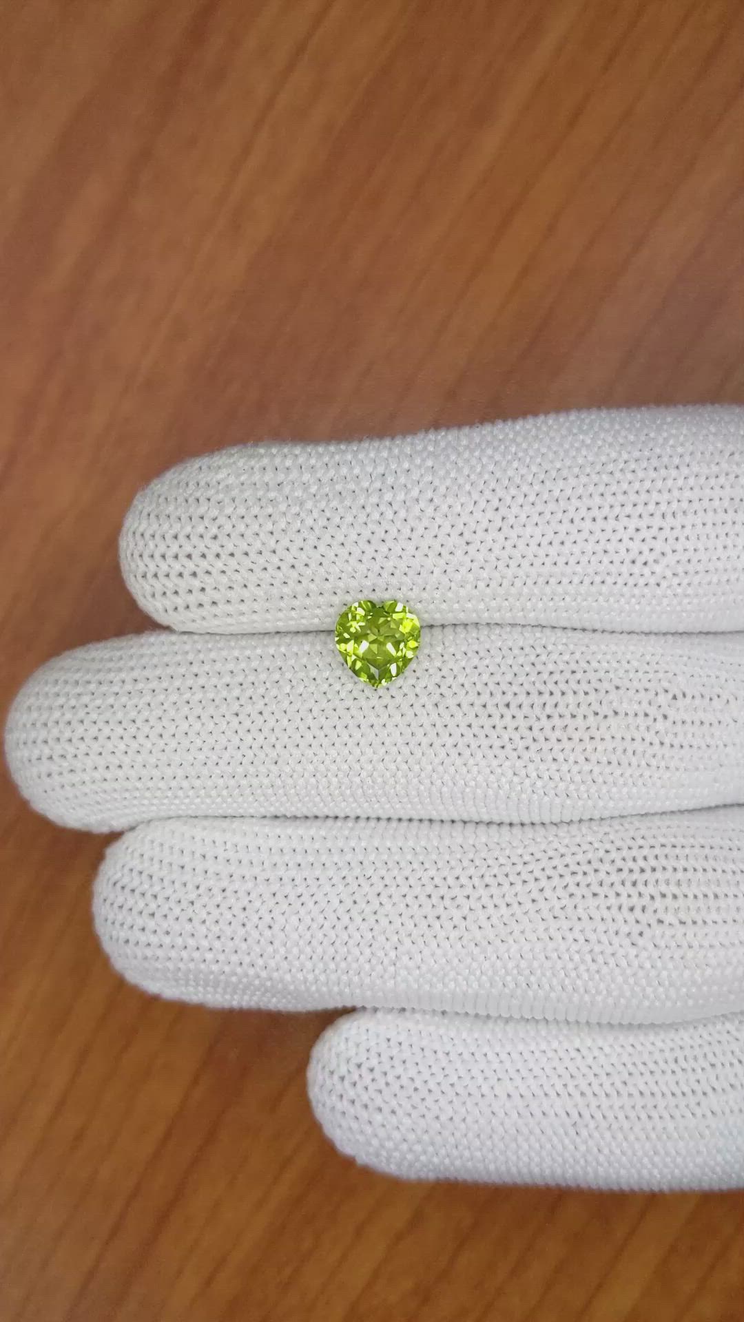 1.32 Ct. Peridot from Pakistan Size Video
