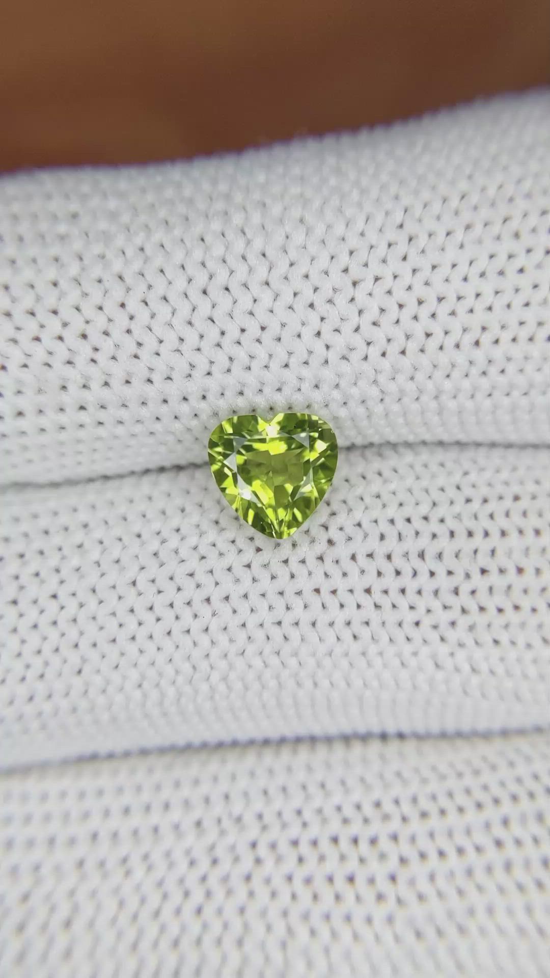 1.39 Ct. Peridot from Pakistan Size Video