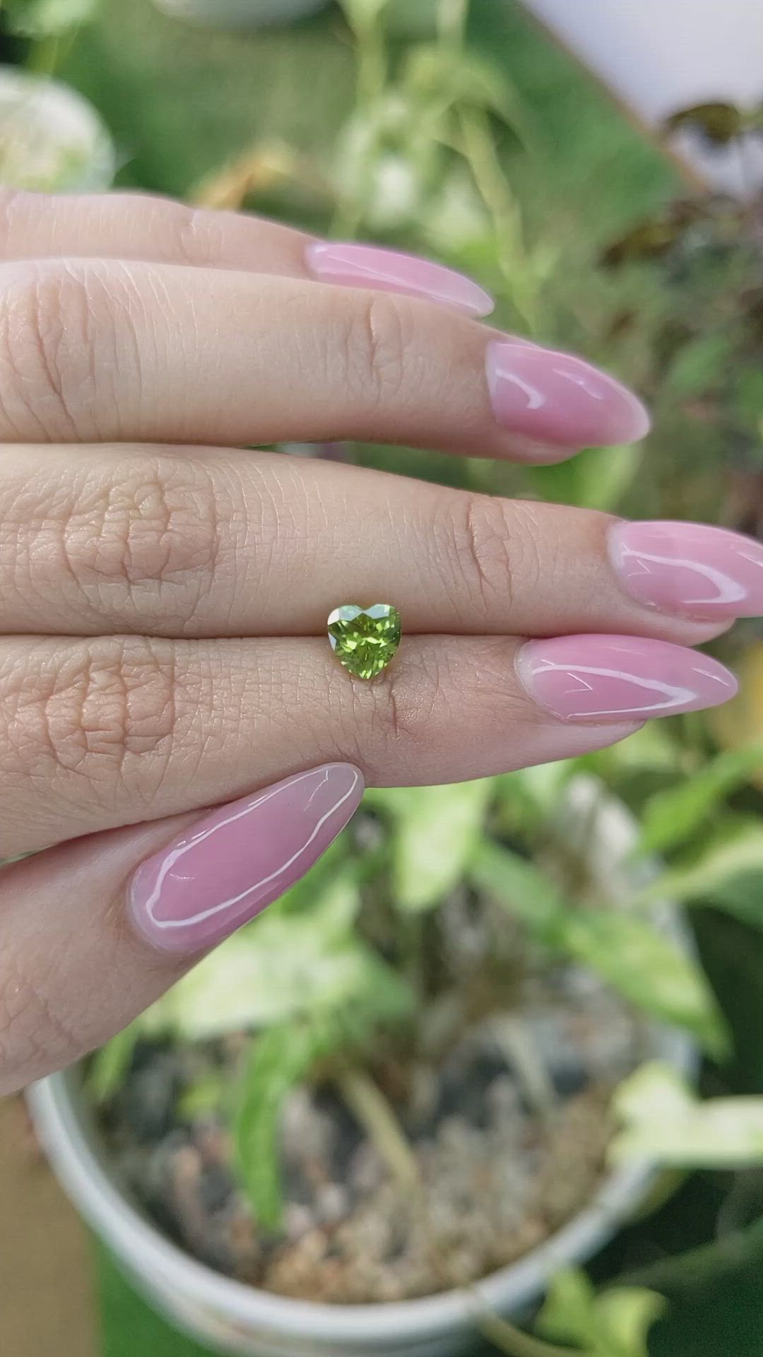 1.03 Ct. Peridot from Brazil Size Video