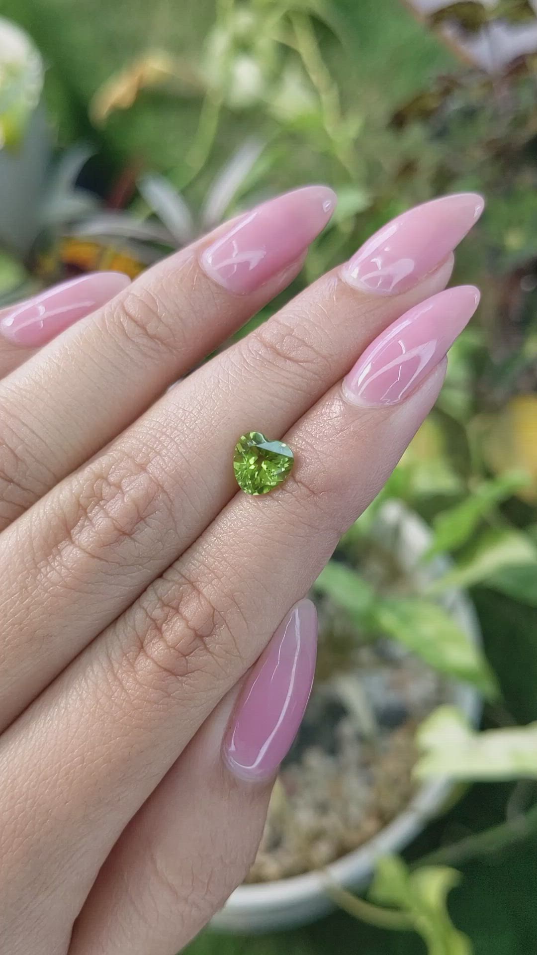 1.41 Ct. Peridot from Brazil Size Video