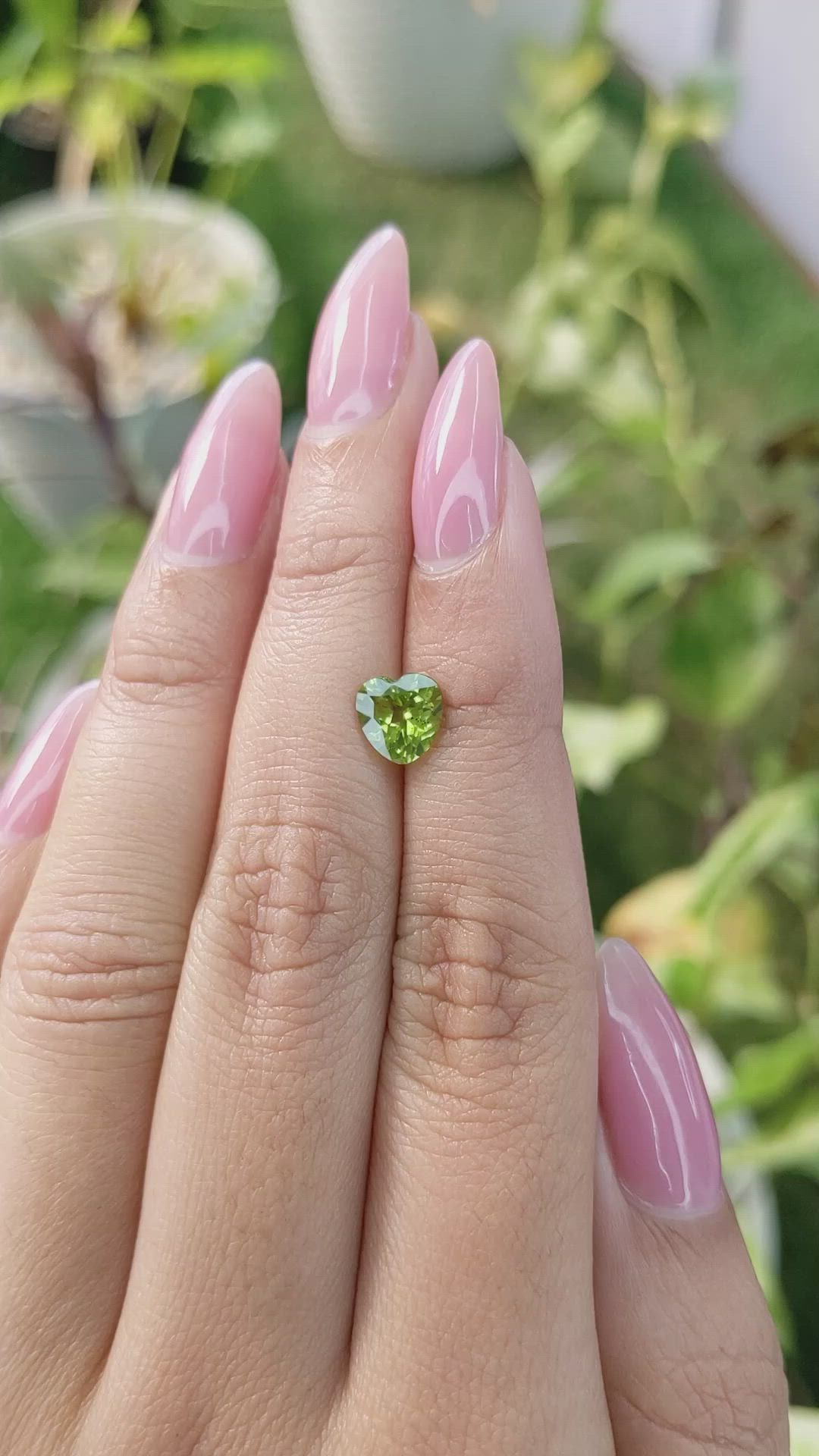1.41 Ct. Peridot from Brazil Size Video