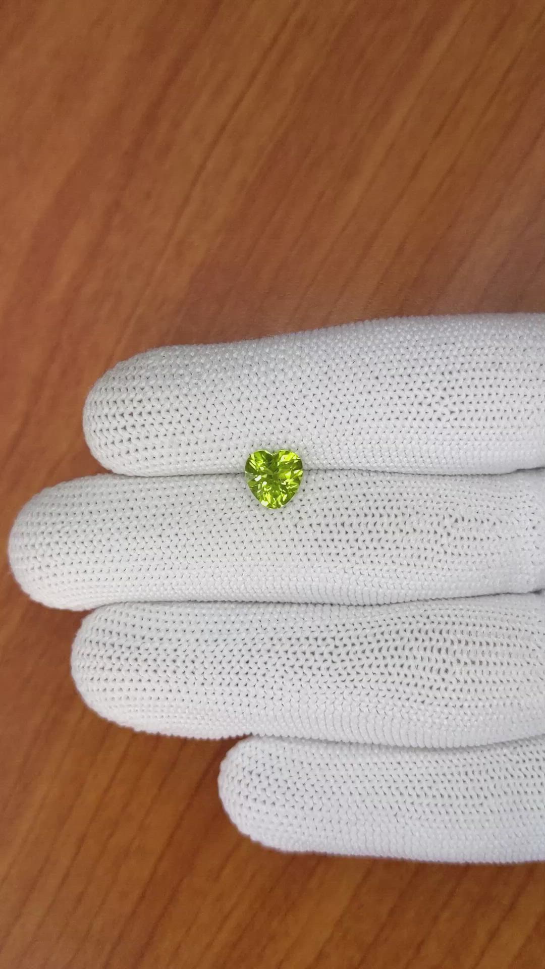 1.41 Ct. Peridot from Brazil Size Video