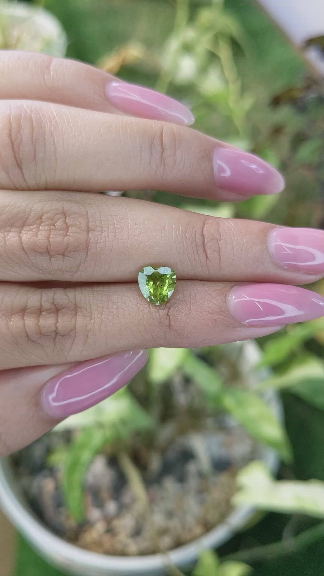 1.41 Ct. Peridot from Brazil Size Video