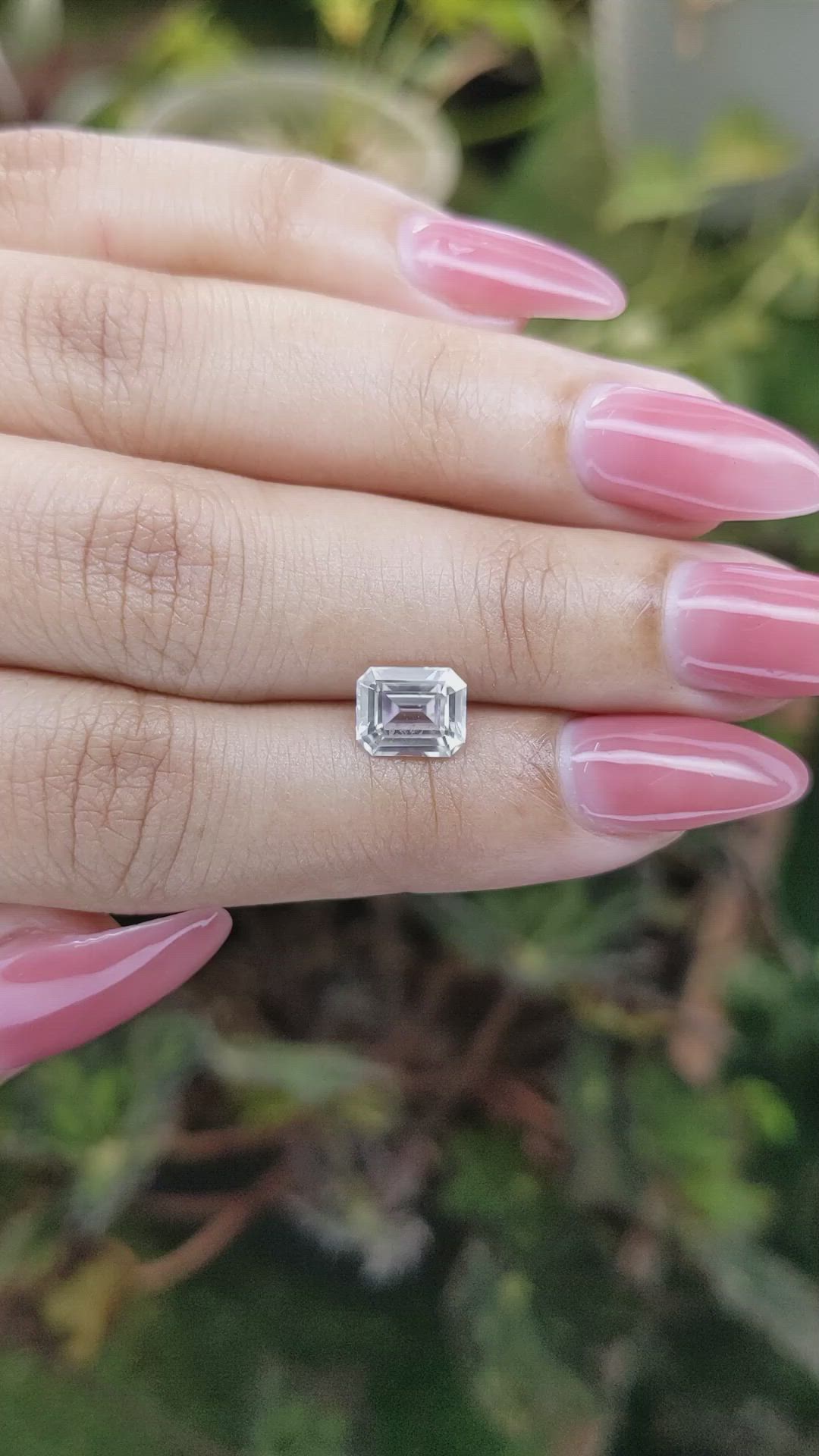 2.25 Ct. Zircon from Ceylon (Sri Lanka) Size Video