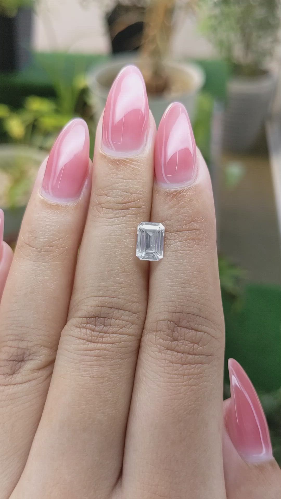 1.90 Ct. Zircon from Ceylon (Sri Lanka) Size Video