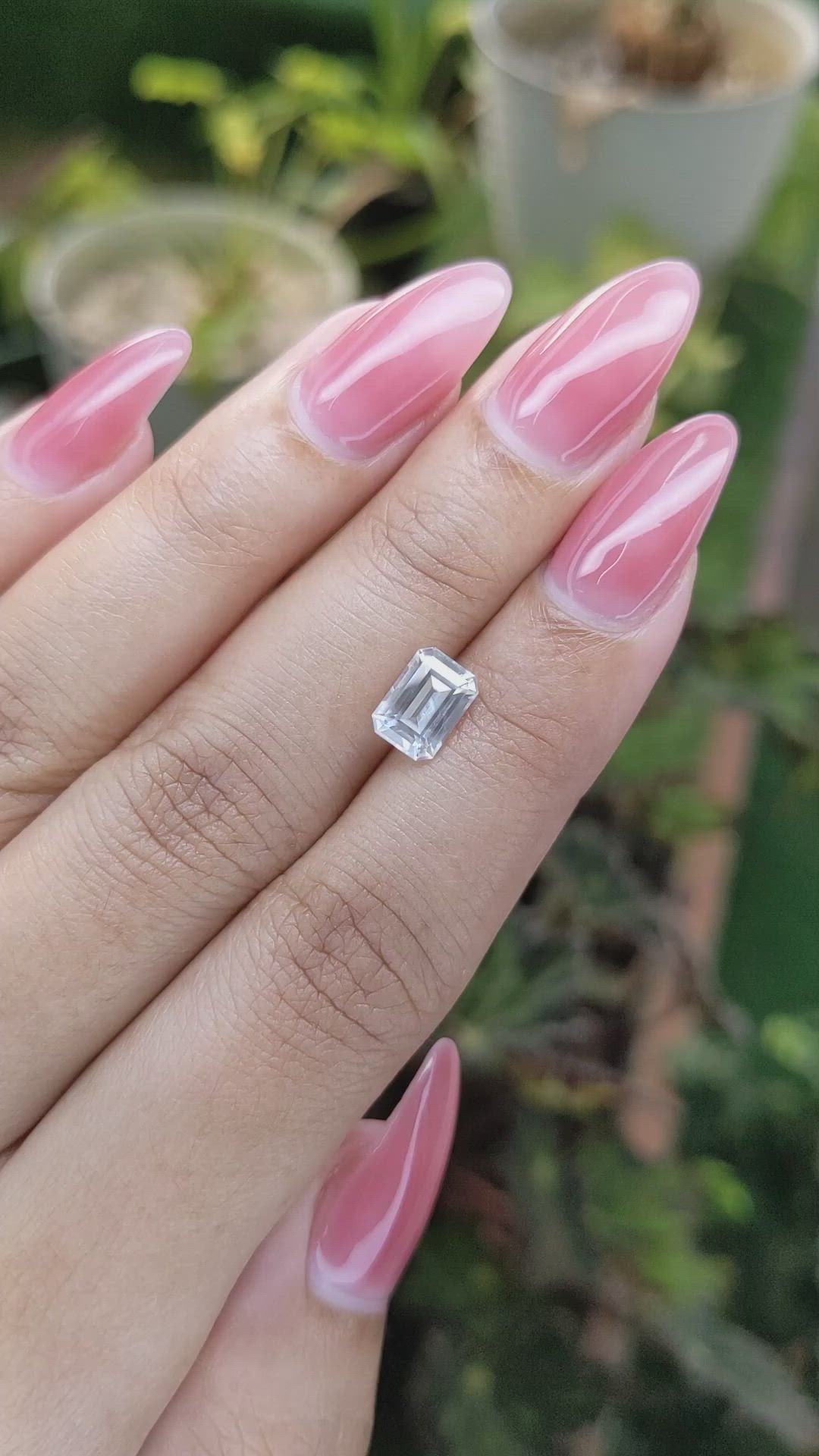 1.90 Ct. Zircon from Ceylon (Sri Lanka) Size Video