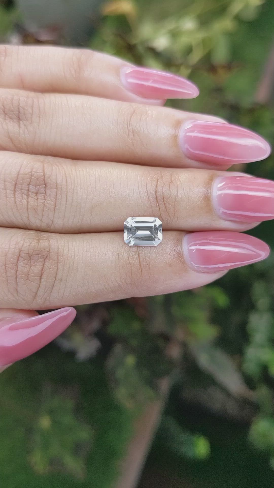 1.89 Ct. Zircon from Ceylon (Sri Lanka) Size Video