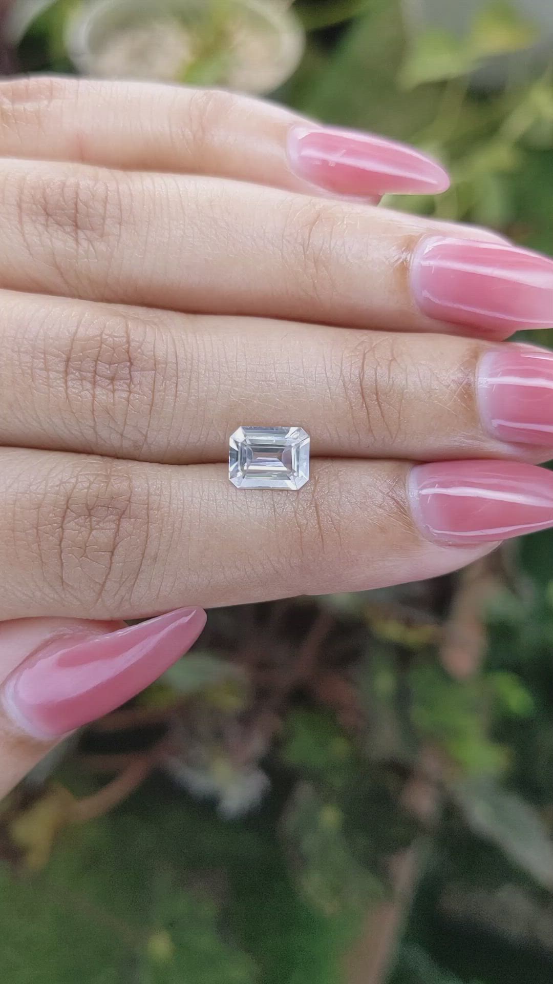 1.84 Ct. Zircon from Ceylon (Sri Lanka) Size Video